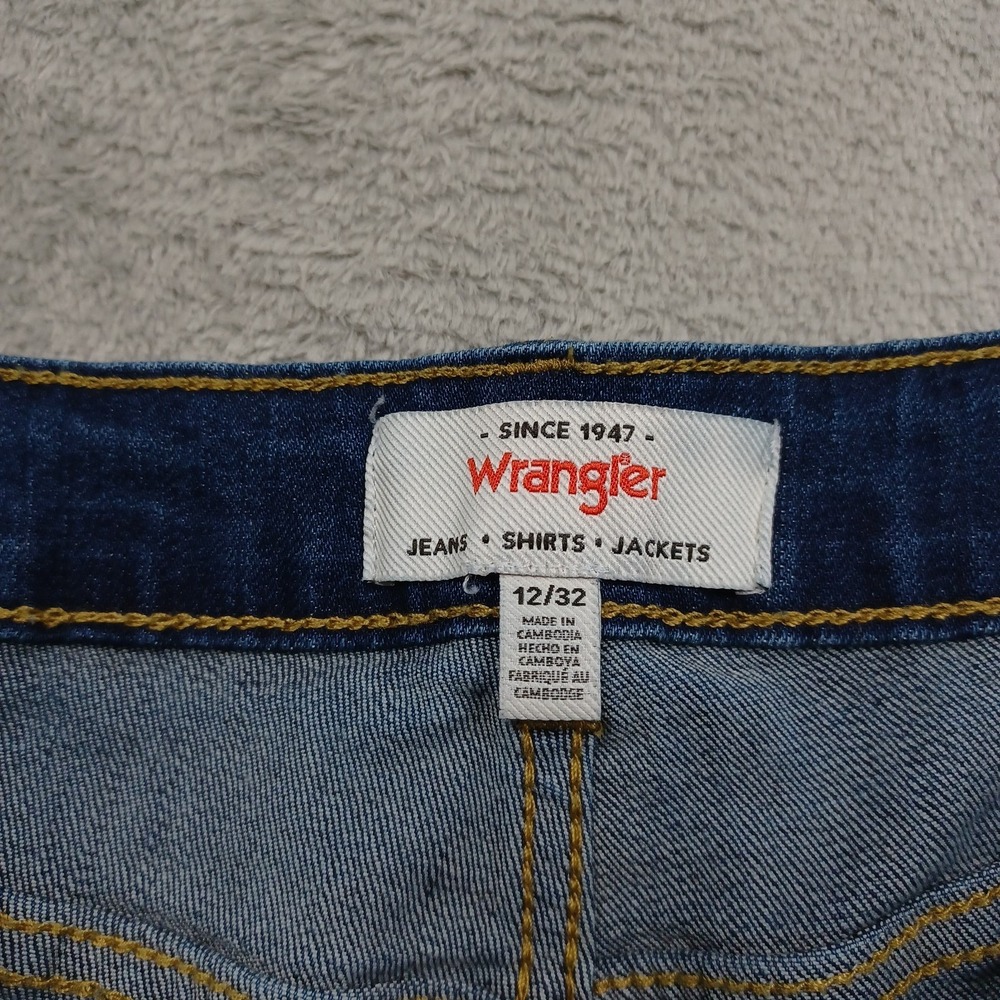 Wrangler Jeans Womens 12 Blue Denim Bootcut Western Workwear Casual - Picture 3 of 9